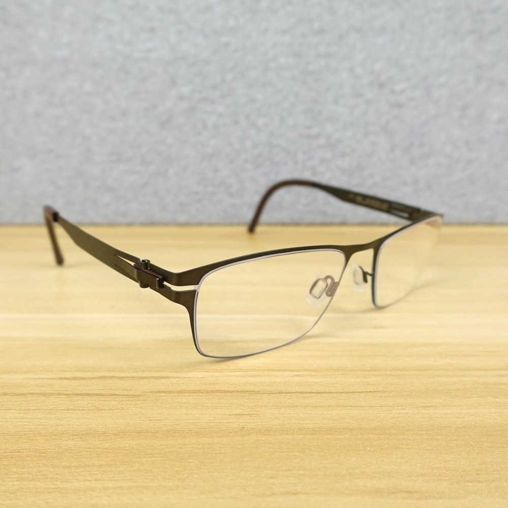 OVVO OPTICS 2880 C447 BROWN GUNMETAL AUTHENTIC FRAMES EYEGLASSES 52-18-140